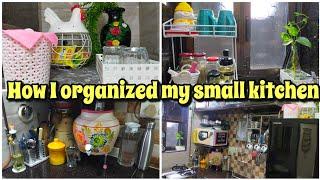 How I organized my small kitchen | Meenaz