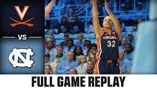 Virginia vs. North Carolina Full Game Replay | 2024-25 ACC Women’s Basketball