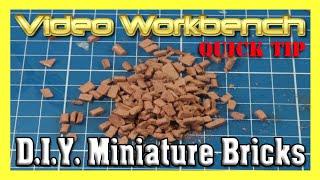 Video Workbench Quick Tip: D.I.Y. Miniature Bricks