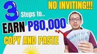 3 STEPS LANG KUMITA NG GCASH  P80,000 SA COPY AND PASTE SA ONLINE