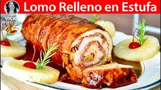 Lomo Relleno en ESTUFA | #VickyRecetaFacil