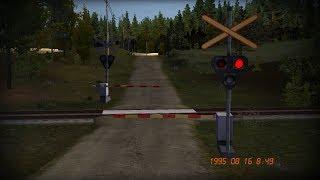 My Summer Car Railroad crossing lights and barriers (mod)