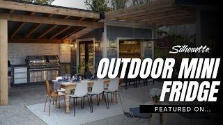 Silhouette Outdoor Mini Fridge on HGTV's Backyard Builds