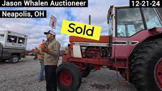 Results - International 1086 Tractor - John Deere 9500 Combine - Farm Equipment - Auction 12-21-24