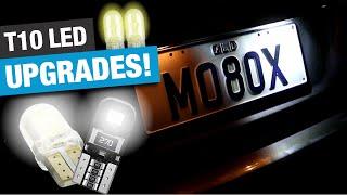 The Best T10 LED Bulb Upgrades For Your Falcon! Bright White 5000 & 6000K Bulbs Interior & Exterior