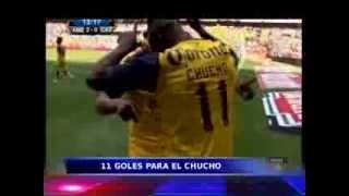 11 goles dedicados al Chucho