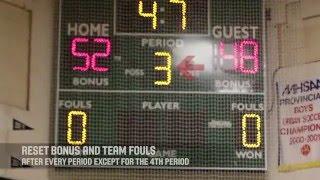 SCORE CLOCK - Basketball Manitoba Scoreboard Video Series