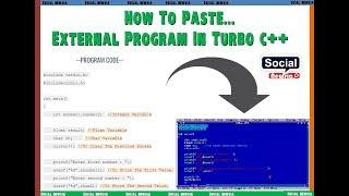 How To Copy Paste Program Text To Turbo C++