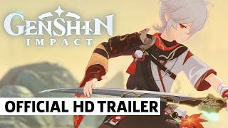 Genshin Impact Kaedehara Kazuha New Character Demo Trailer