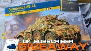 10K Subscriber Give Away - Autoblinda AB 43 Italeri Kit.