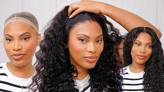 COMPLETLEY GLUELESS WIG INSTALL | NO BALD CAP |NO LACE GLUE !!!!!