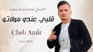 Cheb Amir 2024 Galbi Ando Molato - قلبي عندو مولاتو | Live Officiel الأغنية التي أحدثت ضجة في تيكتوك