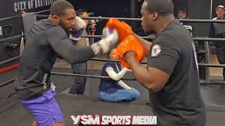 Jaron Ennis Perfects Floyd Mayweather's Pull Counter with Greg Hackett