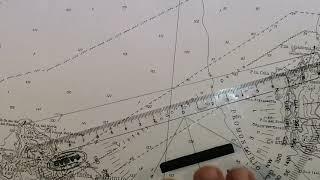 Video n. 5:Carteggio Base Lettura angolo di  rotta che taglia meridiano