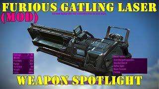 Fallout 4: Weapon Spotlights: Furious Gatling Laser