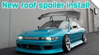 240sx gets new origin lab roof spoiler