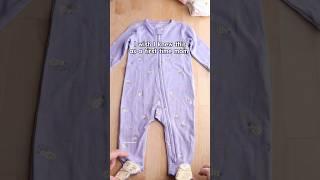 Clever baby clothes hack!  #momhacks #babyhacks