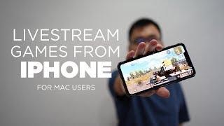 How to Livestream games from your Iphone! Tutorial for mac users!