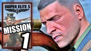 Sniper Elite 5 - Mission 1 - The Atlantic Wall - Optional Objectives & Kill List - PS5 Gameplay