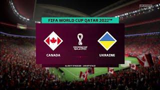 FIFA 23 | Canada vs Ukraine - FIFA World Cup Qatar 2022 | Gameplay