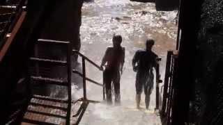 Hurricane Irene at The Hopewell Rocks