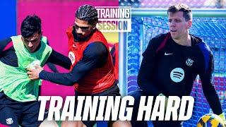 PUSHING LIMITS + SIGNING DAY! | FC Barcelona training 