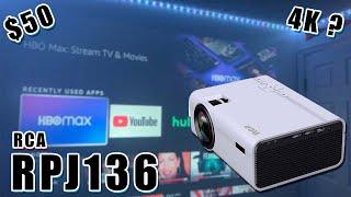 $50 Walmart RCA RPJ136 Home Theater Projector || JAZZYTV