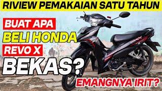 RIVIEW HONDA REVO X PEMAKAIAN 1 TAHUN | HONDA REVO FI