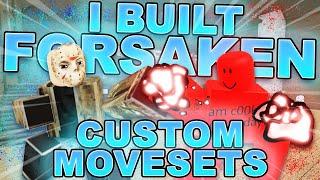 I Added CUSTOM MOVESETS To My FORSAKEN MAP In Jujutsu Shenanigans...