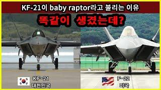 KF-21과 F-22 랩터의 놀라운 유사점. KF21이 Baby Raptor라고 불리게 될 수 밖에 없는 이유, 그리고 KF21이 갖는 의미