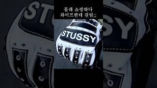 몰래 쇼핑하다가 와이프한테 걸렸습니다.. #하울 #오토바이 #stussy
