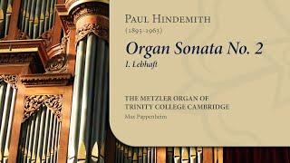 Hindemith - Organ Sonata No.2: I. Lebhaft | The Metzler Organ at Trinity College Cambridge