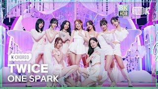 [K-Choreo 8K HDR] 트와이스 직캠 'ONE SPARK' (TWICE Choreography) 공간음향.Ver @MusicBank 240301