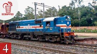 (Part-4/5) Scrapped ALCo locomotives : [5 in 1] WDM-3A and WDG-3A during their Service Days