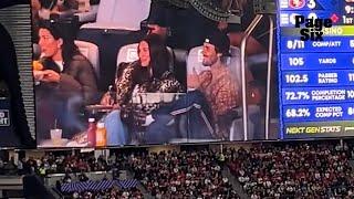 Justin and Hailey Bieber hit the Super Bowl 2024 in leather and leopard print