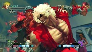 Violent Ken vs Evil Ryu USFIV Hardest Difficulty