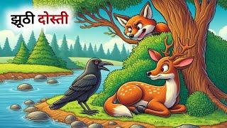 एक झूठे दोस्त की कहानी // Panchatantra Ki Kahani // Hindi Cartoon