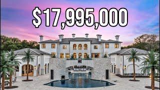 Inside a $17,995,000 Transitional Mediterranean Estate | Mansion Tour