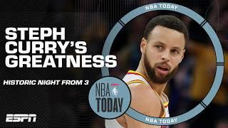 Celebrating Steph Curry's greatness after shooting 8-for-8 from 3! | NBA Today