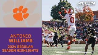 Antonio Williams 2024 Regular Season Highlights | Clemson Wide Receiver