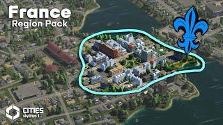 Building a French town within a North American City | Cities Skylines 2