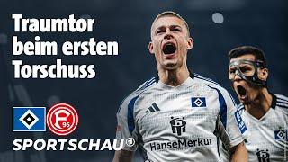 Hamburger SV - Fortuna Düsseldorf Highlights 2. Bundesliga, 25. Spieltag | Sportschau Fußball