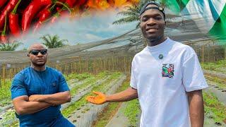 He Left The Diaspora To Build The Biggest Vegetable Farm In Nigeria