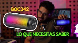 1HORA BOCINA BOC242 - PARLANTE RGB PORTABLE - REVIEW DE FUNCIONAMIENTO