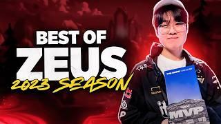 Best of T1 Zeus | 2023 Highlights