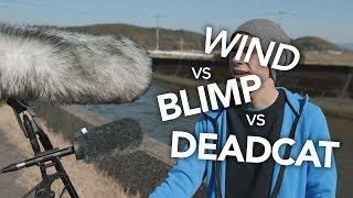 Shotgun Microphone Windscreen Test - Blimp vs Deadcat