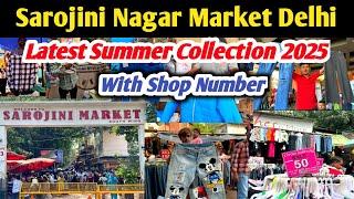 Sarojini Nagar Market Delhi Latest SummerCollection 2025 | Sarojini Nagar With Shop Number 2025