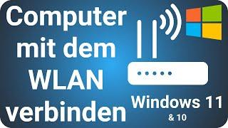 WLAN Einrichten, PC mit WLAN Verbinden Windows 11 & 10