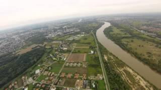 FPV WARSZAWA wing Caipirinha TBS FPV immersion uhf fly Warsaw Zawady August 2014 ver1