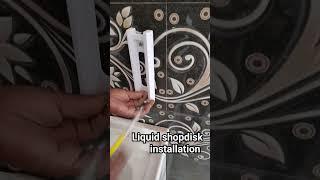 liquid shopdisk installation #bathroomdecor #plumber #ipl2024